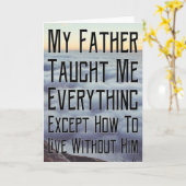 私は恋しく思パパ カード (黄色い花)