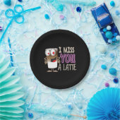 私は恋しく思ラテ ペーパープレート (パーティー)