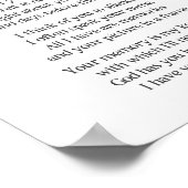 私は恋しく思友最高の詩のポスター ポスター (角)