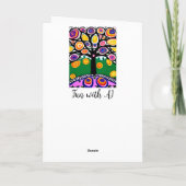 私は恋しく思君 |アーお洒落ト カード (裏面)