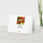 私は恋しく思君 |カラフル抽象芸術流体芸術 カード (裏面)