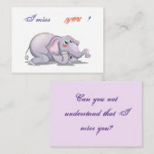 私は恋しく思君 ノートカード (正面/裏面)