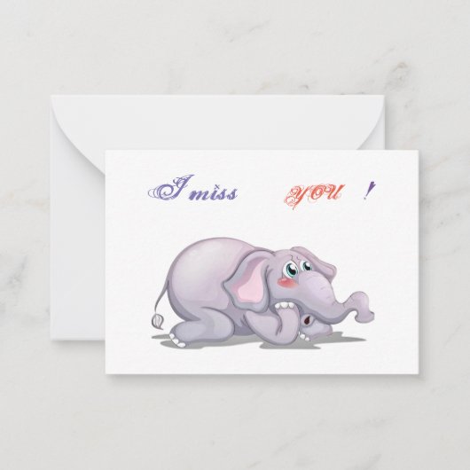 私は恋しく思君 ノートカード (正面)