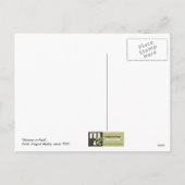 私は恋しく思君。ファインアートバレンタインデー シーズンポストカード (裏面)