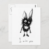 私は恋しく思君 ポストカード (正面/裏面)