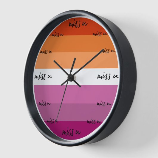 私は恋しく思君 壁時計 (傾斜)