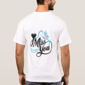 私は恋しく思君 Tシャツ (裏面)