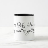 私は恋しく思夫だが、私の目的は良くなってきている マグカップ (中央)