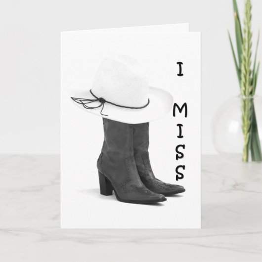 私は恋しく思毎日お前の誕生日に乗る カード (正面)