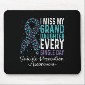 私は恋しく思毎日独身の自殺P マウスパッド (正面)