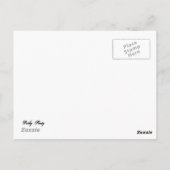 私は恋しく思葉書を発行する ポストカード (裏面)