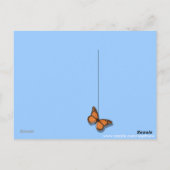 私は恋しく思葉書 ポストカード (裏面)