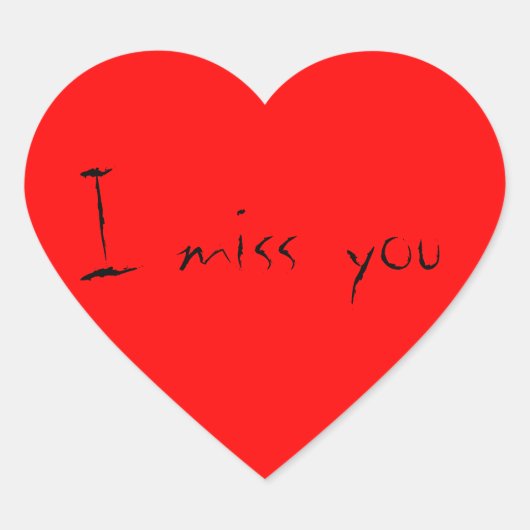 私は恋しく思、ハートシェイプシール ハートシール (正面)