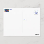 私は恋しく思「抱擁を送る」 ポストカード (裏面)