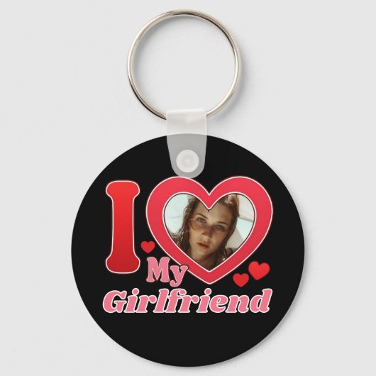 私は恋人の彼氏の妻の夫の写真が大好き キーホルダー (正面)