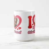 私は恋人の彼氏の妻の夫の写真が大好き コーヒーマグカップ (中央)