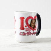 私は恋人の彼氏の妻の夫の写真が大好き モーフィングマグカップ (正面右)