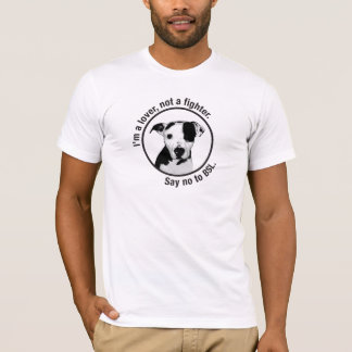 私は恋人戦闘機ではなくです。 ピットブルのアンチBSLのワイシャツ Tシャツ