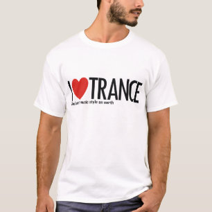 私は恍惚状態音楽ロゴを愛します Tシャツ