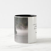 私は恐れていないマグではないです ツートーンマグカップ (中央)