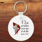 私は恐れていない – Joan of Arc キーホルダー (正面)