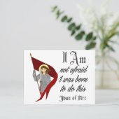 私は恐れていない – Joan of Arc ポストカード (スタンド正面)