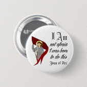 私は恐れていない – Joan of Arc 缶バッジ (正面&裏面)
