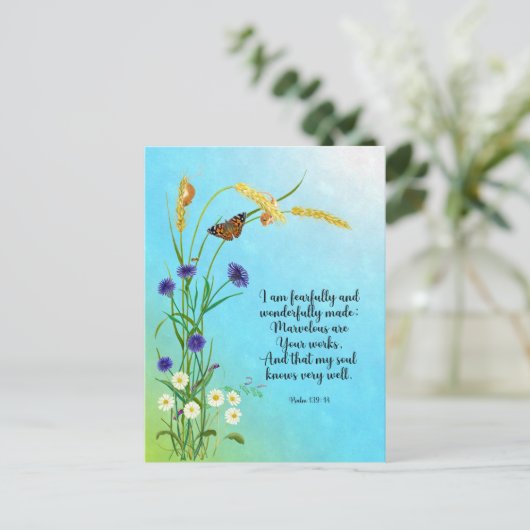 私は恐ろしく素晴らしく作られた ポストカード (スタンド正面)