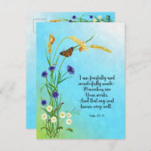 私は恐ろしく素晴らしく作られた ポストカード (正面/裏面)