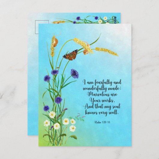 私は恐ろしく素晴らしく作られた ポストカード (正面/裏面)