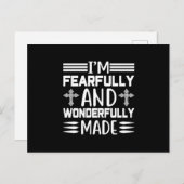 私は恐ろしく素晴らしく作られている 案内ポストカード (正面/裏面)