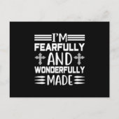 私は恐ろしく素晴らしく作られている 案内ポストカード (正面)