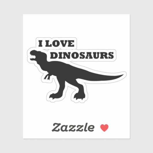 私は恐竜が大好き！ シール (シート)