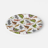 私は恐竜の有史以前の紙皿を愛します ペーパープレート (アングル)