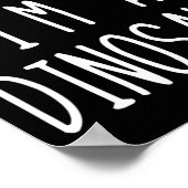 私は恐竜の衣装ハロウィーンの怠惰なアドル ポスター (角)