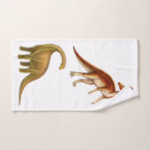 私は恐竜のBathタオルセットを愛します バスタオルセット (ハンドタオル)