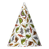 私は恐竜のPaleoのパーティーの帽子を愛します パーティーハット (裏面)