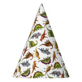 私は恐竜のPaleoのパーティーの帽子を愛します パーティーハット (左)