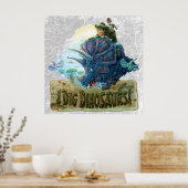 私は恐竜を掘る ポスター (キッチン)