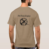 私は恐竜を掘れば私に尋ねるために敢えてします! Tシャツ (裏面)