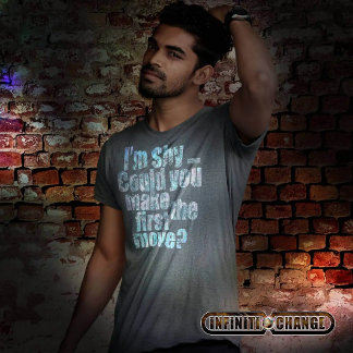 私は恥ずかしい |グランジ | |パステル |タイポグラフィ |引用文 | Tシャツ