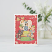 私は恥ずかしがり屋かもしれない… ポストカード (スタンド正面)