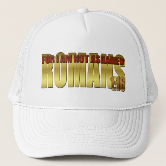 私は恥ずかしくないからだ キャップ (正面)