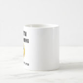 私は恩着せがましいです コーヒーマグカップ (中央)