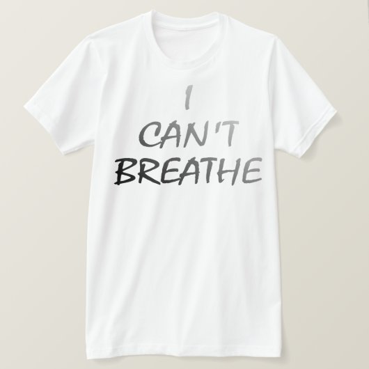 私は息ができないTシャツ Tシャツ (デザイン正面)
