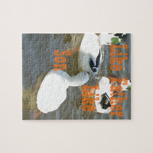 私は息子のように私の少年を愛している ジグソーパズル (横)