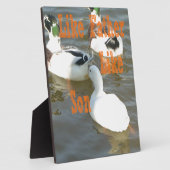 私は息子のように私の少年を愛している フォトプラーク (側面)