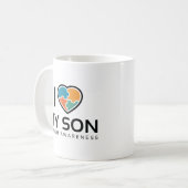 私は息子を愛している コーヒーマグカップ (正面左)