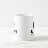 私は息子を愛している コーヒーマグカップ (中央)