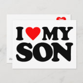 私は息子を愛している ポストカード (正面/裏面)
